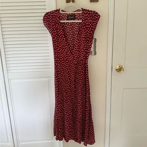Reformation wrap dress
